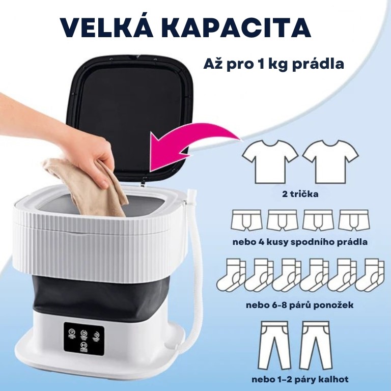 CLEANmaxx Skládací mini pračka 15056 (6)